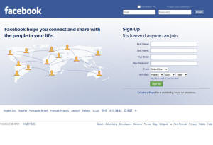 RF Cafe - Original FaceBook screen in 2009