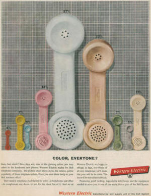 RF Cafe - Vintage Western Electric Phone Ad