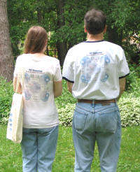 RF Cafe - Kirt & Melanie Blattenberger wearing RF Cafe T-Shirts