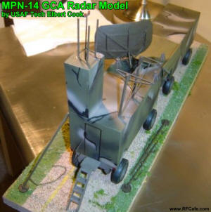 USAF MPN-13 GCA Radar Scale Model by Elbert Cook (3) - RF Cafe