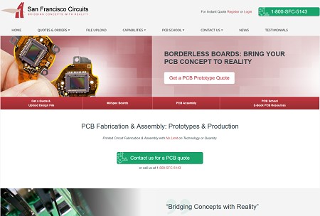San Francisco Circuits Launches New Customer-Centric Website Showcasing Their Printed Circuit Board Manufacturing Capabilities - RF Cafe