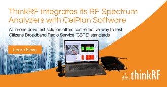 ThinkRF Integrates Its RF Spectrum Analyzers with CelPlan Software - RF Cafe
