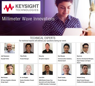 Keysight Technologies to Showcase Tools for Design, Simulation and Test at Millimeter Wave Innovations Event - RF Cafe