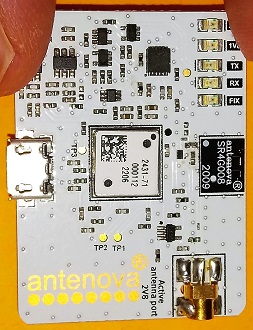 M20071 with Antenova's Sinica SMD antenna - RF Cafe