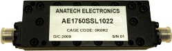 Anatech Electronics 1750 MHz Suspended Stripline Lowpass Filter - RF Cafe