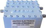 Anatech Electronics 2180-2520 MHz / 4380-5020 MHz Cavity Duplexer - RF Cafe
