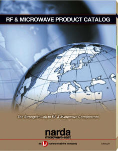 Narda Microwave East - RF & Microwave Catalog #31