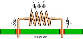 Inductor Interwinding Parasitic Capacitance Inductance - RF Cafe