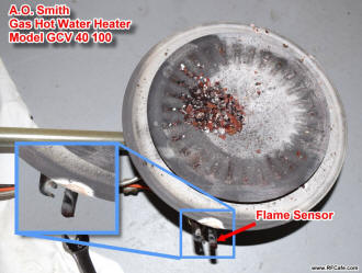 A.O. Smith Gas Hot Water Heater Burner Assembly - RF Cafe