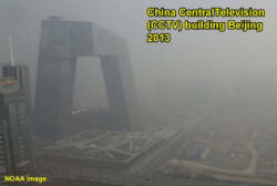 Air pollution Beijing 2013 (NOAA image) - RF Cafe