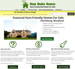 Ham Radio Homes screen capture - RF Cafe