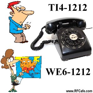 Anyone Remember Calling WE6-1212 and TI4-1212? - RF Cafe