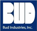 Bud Industries logo - RF Cafe