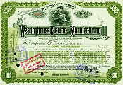 Westinghouse Electric & Manufacturing stock certificate - RF Cafe