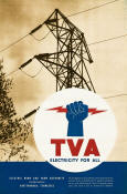 Tennessee Valley Authority (TVA) Poster, 1934 - RF Cafe