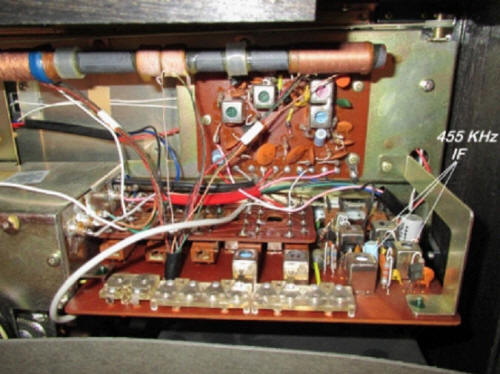 Midland Receiver 455 kHz Tuning Elements (Bob Davis image) - RF Cafe