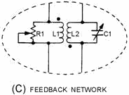 Basic Armstrong oscillator circuit. Feedback Network - RF Cafe
