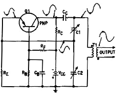 Common-base Colpitts oscillator - RF Cafe