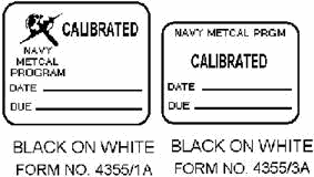 CALIBRATION STATUS label - RF Cafe