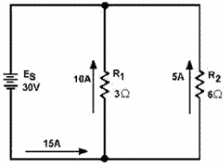 Example circuit with unequal parallel resistors - RF Cafe