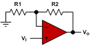 Equation Operational Amplifier Non-Inverting OpAmp - RF Cafe