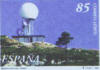 Weather radar on Spain postage stamp - RF Cafe