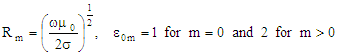 RF Cafe: Circular waveguide equations