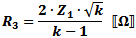 "T" Attenuator (Z1 = Z2) R3 Equation - RF Cafe