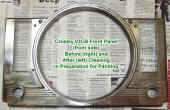 Crosley 03CB Radio front panel restoration - RF Cafe