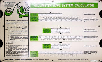 Hughes Electron Dynamics Division: Millimeter Wave System Calculator (side 1) - RF Cafe