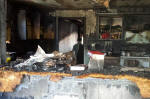 Sally's House Fire (kitchen) - RF Cafe