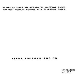 Silvertone R81  Instruction Manual (11) - RF Cafe