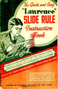 Slide Rule Instruction Book by Lawrence - RF Cafe
