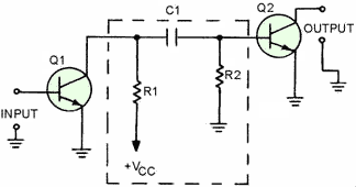 RC-coupled transistor amplifier