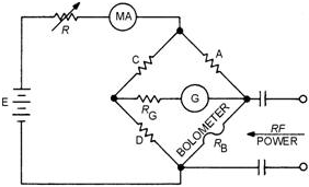 Basic bolometer bridge circuit - RF Cafe