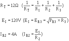 three resistor circuit solution equations - RF Cafe