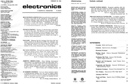 February 28, 1964 Radio-Electronics Table of Contents - RF Cafe