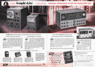 Allied Radio Knight-Kits  Citizen Amateur Radio, March 1960 Electronics World - RF Cafe