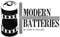 Modern Batteries, October 1963 Electronics World - RF Cafe