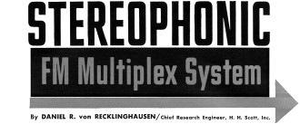 Stereophonic FM Multiplex System, July 1961 Electronics World - RF Cafe