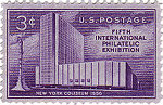 New York Coliseum 1956 U.S. Commemorative Stamp - RF Cafe