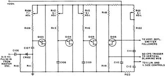 Unijunction countdown circuit divides by 525 to generate 60-cps pulse - RF Cafe