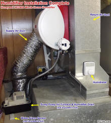 whole-house humidifier system installation - RF Cafe