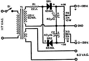 Duplex power supply with variable output voltages - RF Cafe
