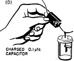Charged 0.1 μfd. capacitor - RF Cafe