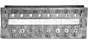 Pascal's calculator of 1642 - RF Cafe