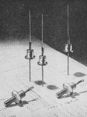 Zener diodes, such as these 1, and 3.5-watt units available from International Rectifier Corp., make effective voltage regulators - RF Cafe