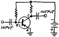 Transistor amplifier capacitive coupled output - RF Cafe