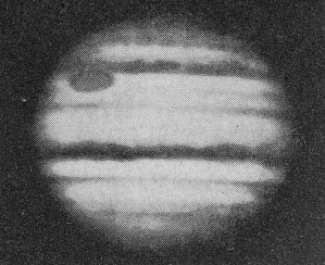 Photo of Jupiter, showing the huge "Red Spot" - RF Cafe