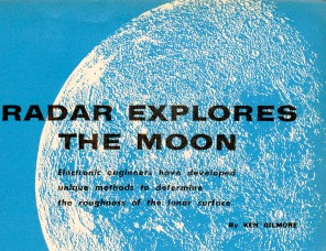 Radar Explores the Moon, May 1961 Popular Electronics - RF Cafe